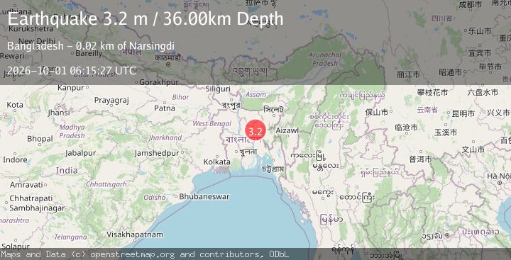 Map of BANGLADESH
