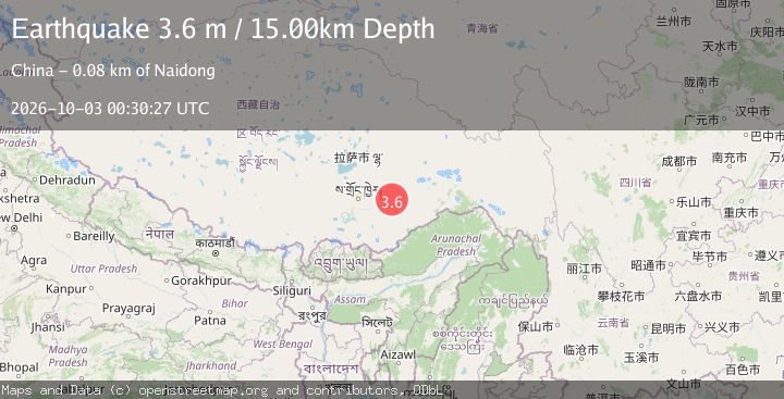 Map of EASTERN XIZANG