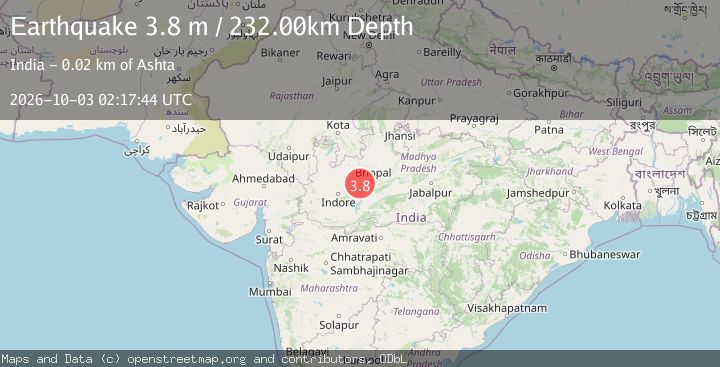 Map of MADHYA PRADESH, INDIA