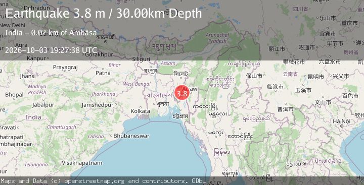 Map of TRIPURA, INDIA REGION