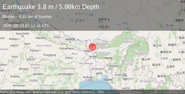 Map of INDIA-BANGLADESH BORDER REGION