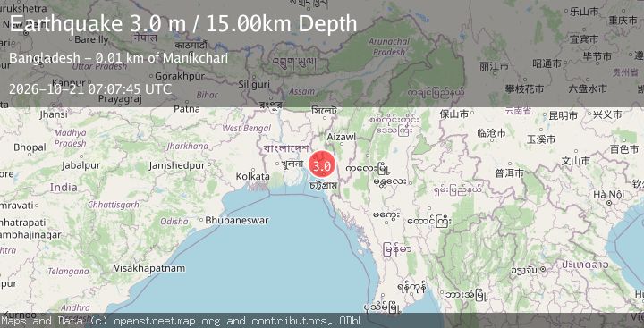 Map of BANGLADESH