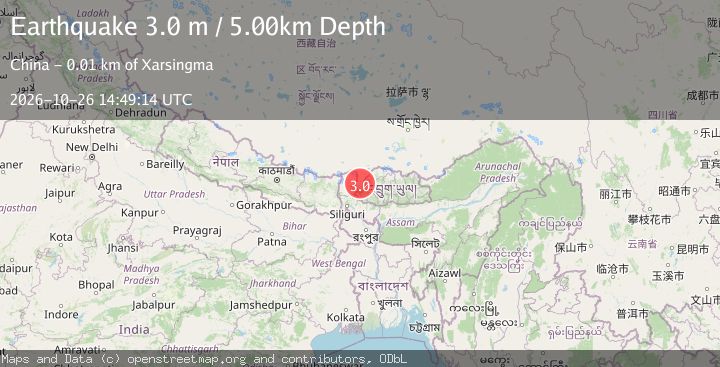 Map of BHUTAN