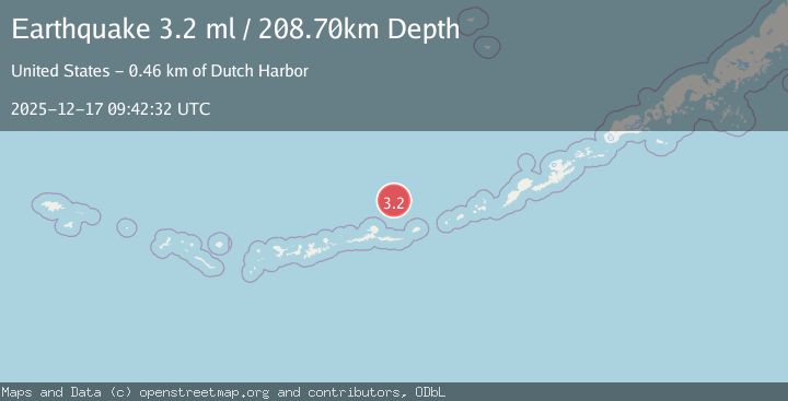 Map of ANDREANOF ISLANDS, ALEUTIAN IS.