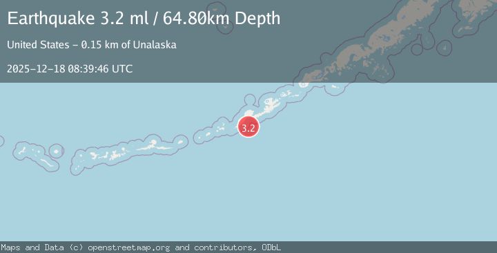 Map of FOX ISLANDS, ALEUTIAN ISLANDS