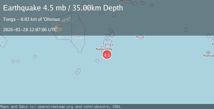 Map of TONGA