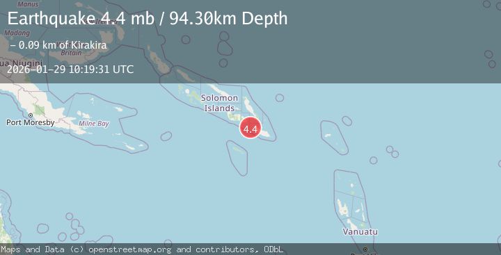 Map of SOLOMON ISLANDS