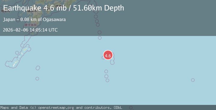 Map of BONIN ISLANDS, JAPAN REGION