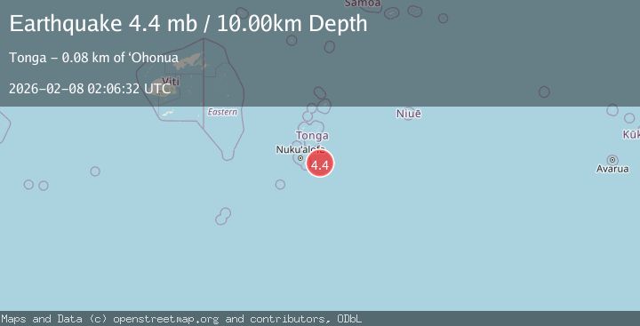 Map of TONGA