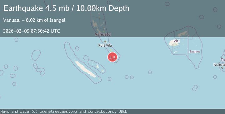 Map of VANUATU