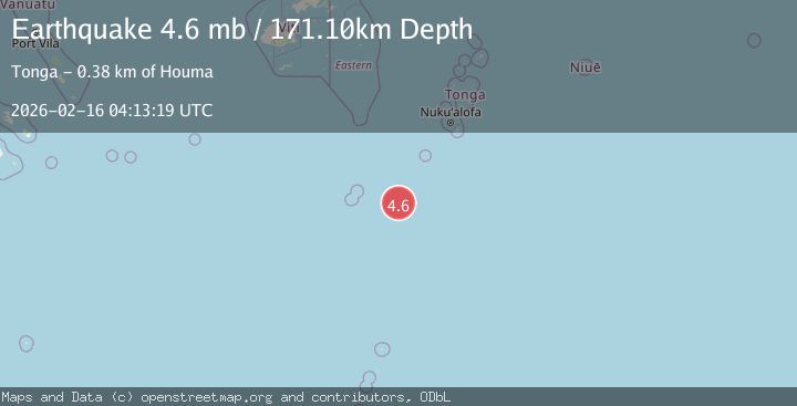 Map of SOUTH OF FIJI ISLANDS