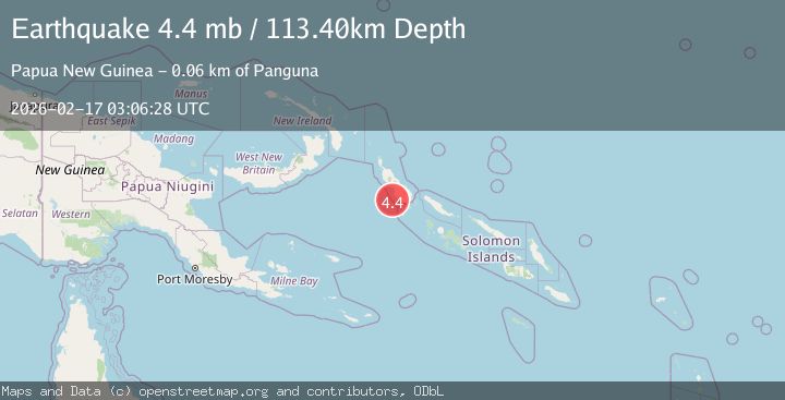 Map of BOUGAINVILLE REGION, P.N.G.