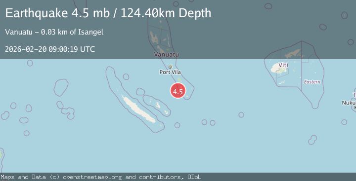 Map of VANUATU