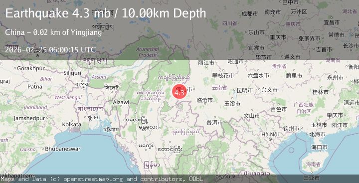 Map of MYANMAR-CHINA BORDER REGION
