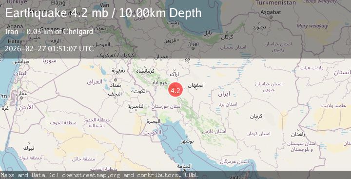 Map of WESTERN IRAN