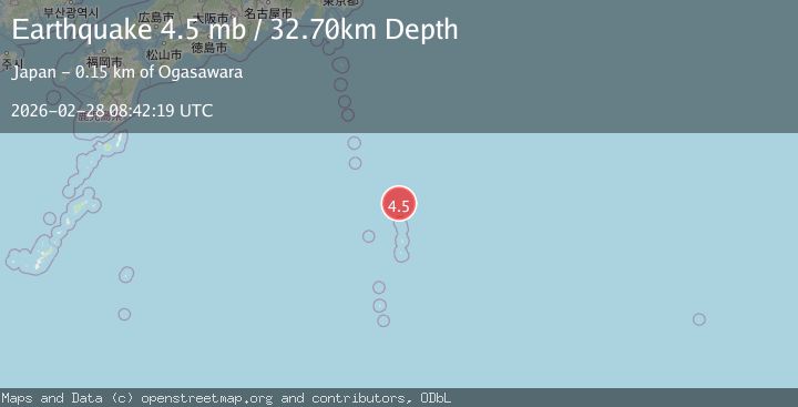 Map of BONIN ISLANDS, JAPAN REGION