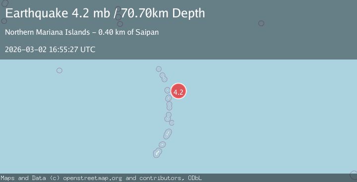 Map of PAGAN REG., N. MARIANA ISLANDS