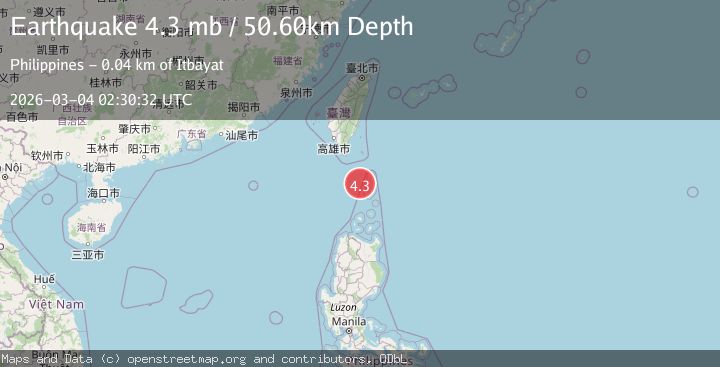 Map of BATAN ISL REGION, PHILIPPINES