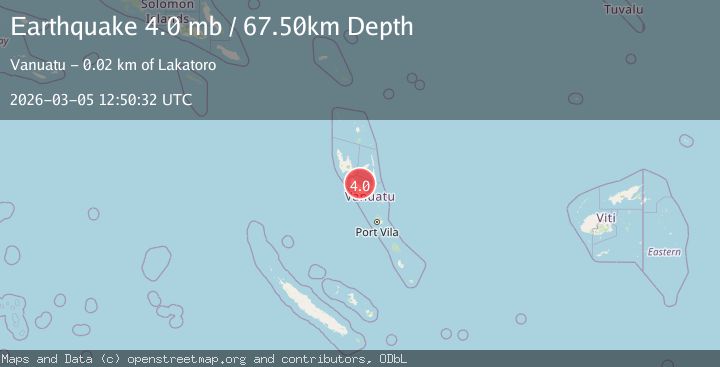 Map of VANUATU