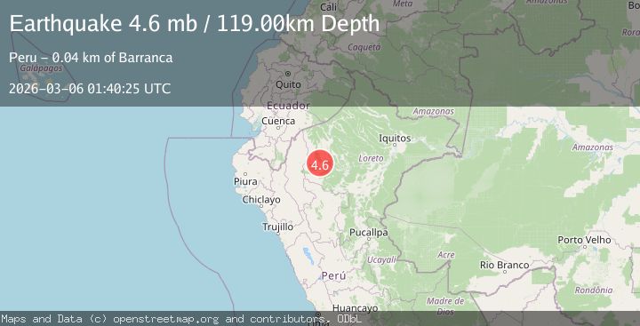 Map of NORTHERN PERU