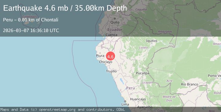 Map of NORTHERN PERU