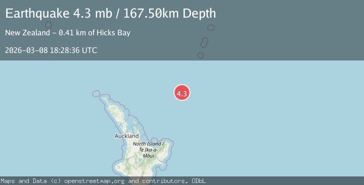 Map of SOUTH OF KERMADEC ISLANDS