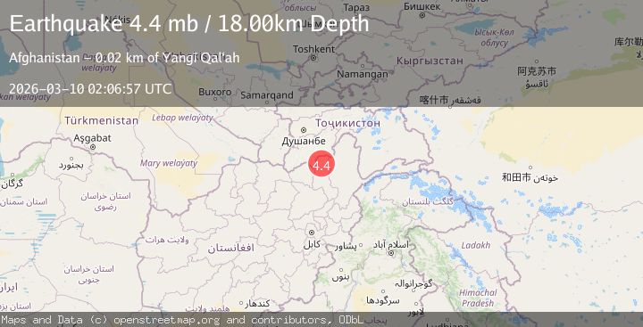 Map of HINDU KUSH REGION, AFGHANISTAN