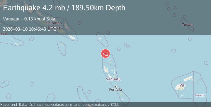 Map of SANTA CRUZ ISLANDS