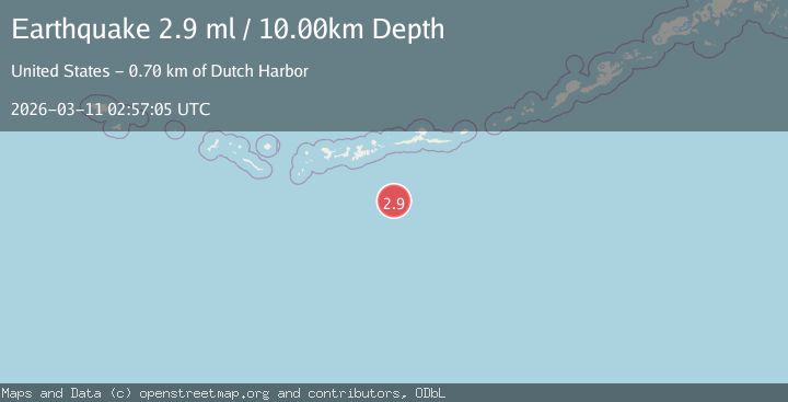 Map of ANDREANOF ISLANDS, ALEUTIAN IS.