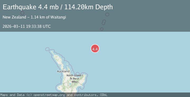 Map of SOUTH OF KERMADEC ISLANDS