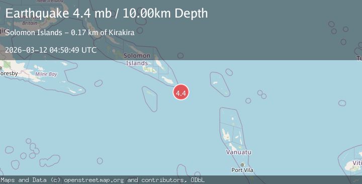 Map of SOLOMON ISLANDS