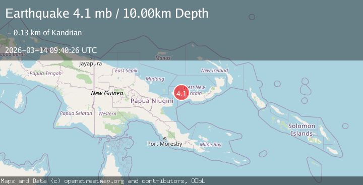 Map of NEW BRITAIN REGION, P.N.G.