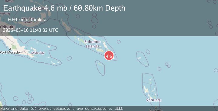 Map of SOLOMON ISLANDS