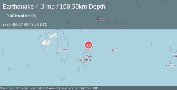 Map of TONGA