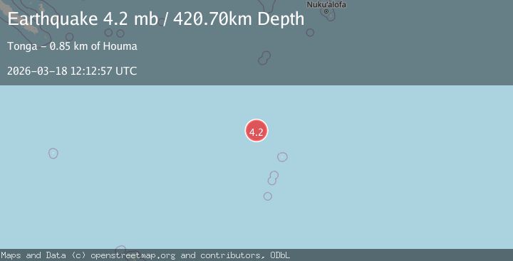 Map of KERMADEC ISLANDS REGION