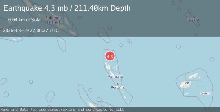 Map of VANUATU