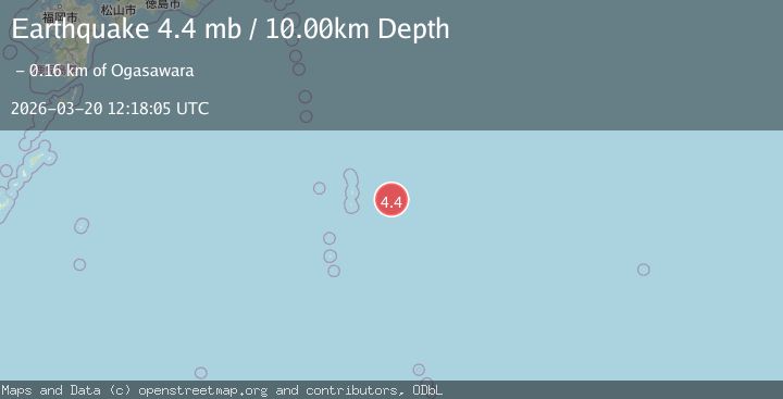 Map of BONIN ISLANDS, JAPAN REGION