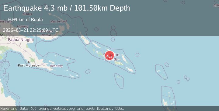 Map of SOLOMON ISLANDS