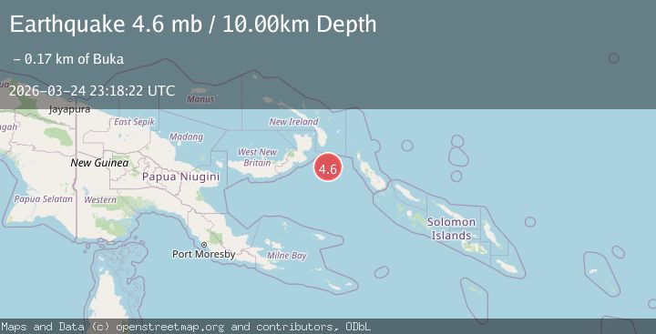 Map of NEW IRELAND REGION, P.N.G.
