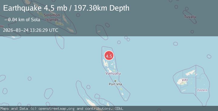Map of VANUATU