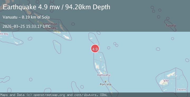 Map of SANTA CRUZ ISLANDS