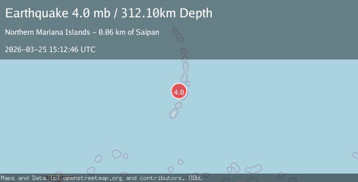 Map of SAIPAN REG., N. MARIANA ISLANDS