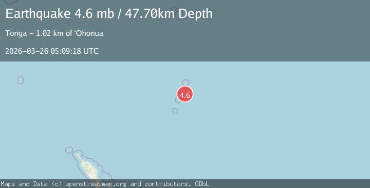 Map of KERMADEC ISLANDS, NEW ZEALAND
