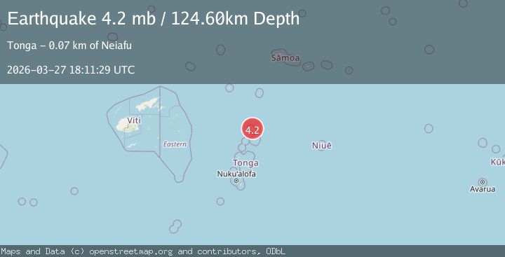 Map of TONGA