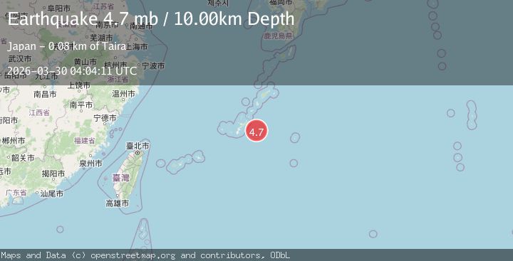 Map of RYUKYU ISLANDS, JAPAN