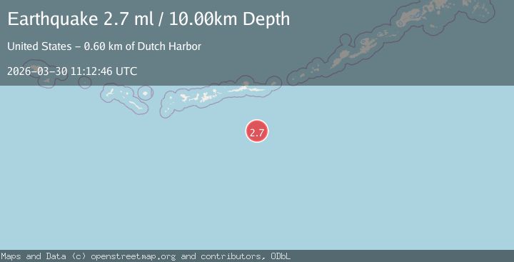Map of ANDREANOF ISLANDS, ALEUTIAN IS.