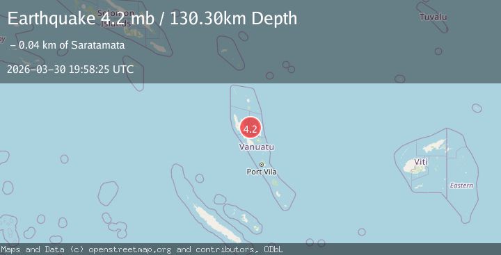Map of VANUATU