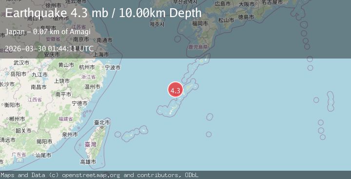Map of RYUKYU ISLANDS, JAPAN