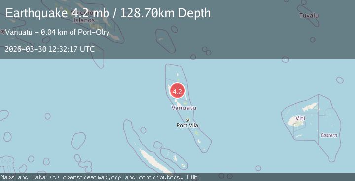 Map of VANUATU