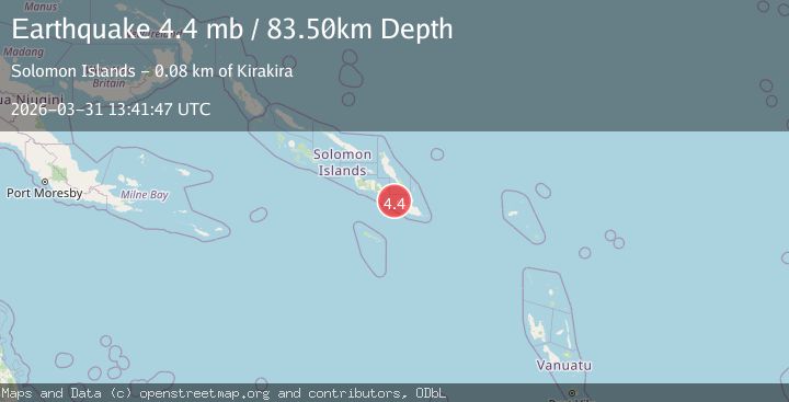 Map of SOLOMON ISLANDS